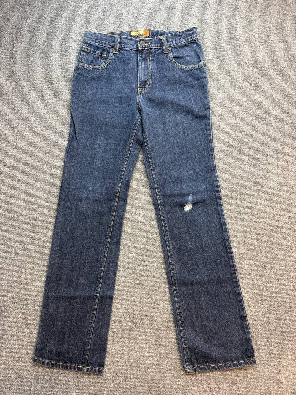 Old Navy Famous Jeans Women’s 16 Regular Skinny Distressed Blue Denim